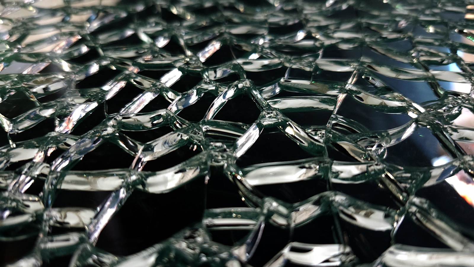 A close up of a broken cell phone